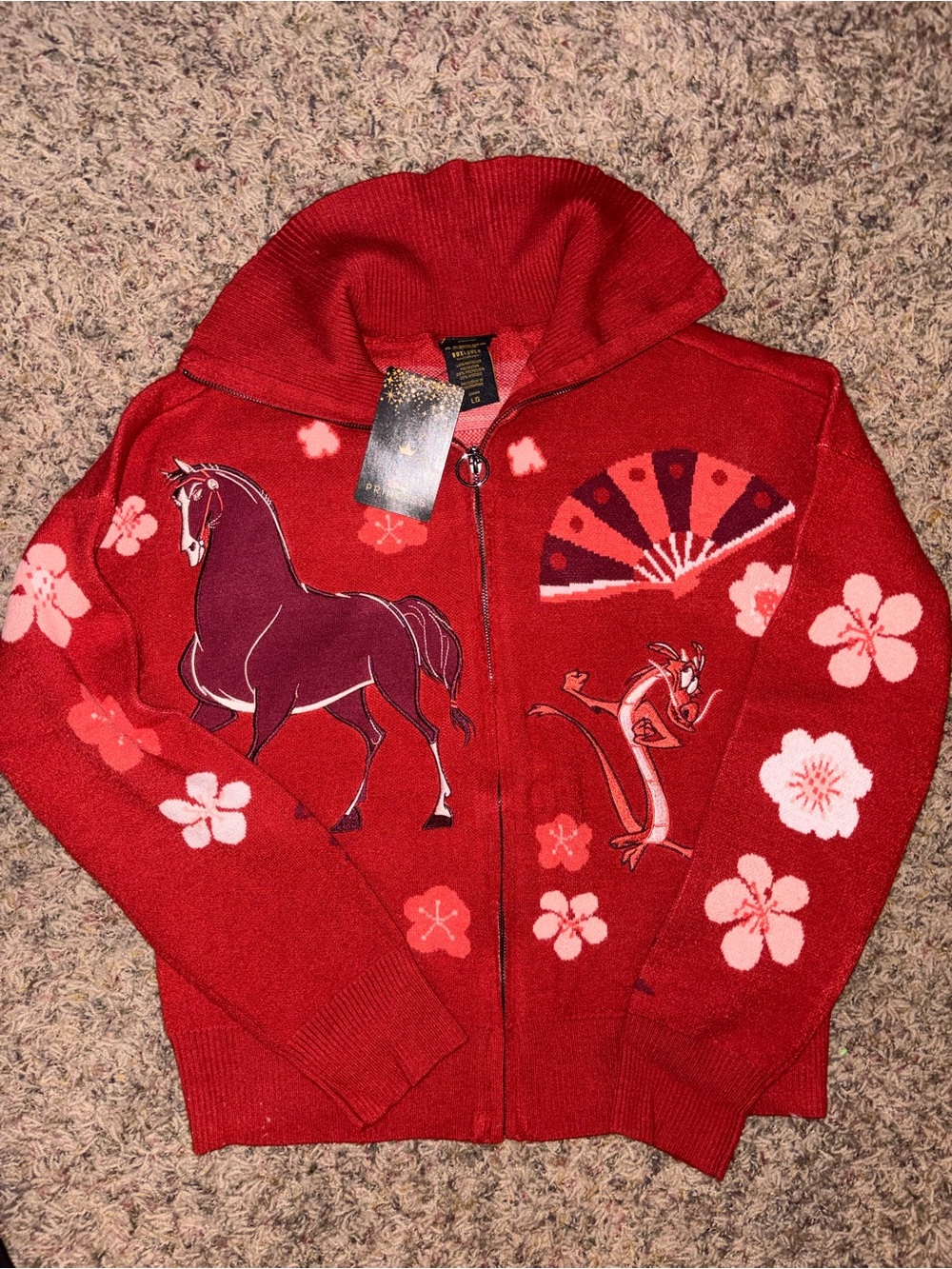 Disney Mulan Icons Zippered Women's
Sweater - BoxLunch Exclusive